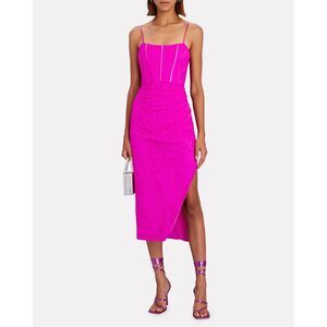 SAYLOR Thomasina Lace‎ Corset Midi Dress Sz Medium